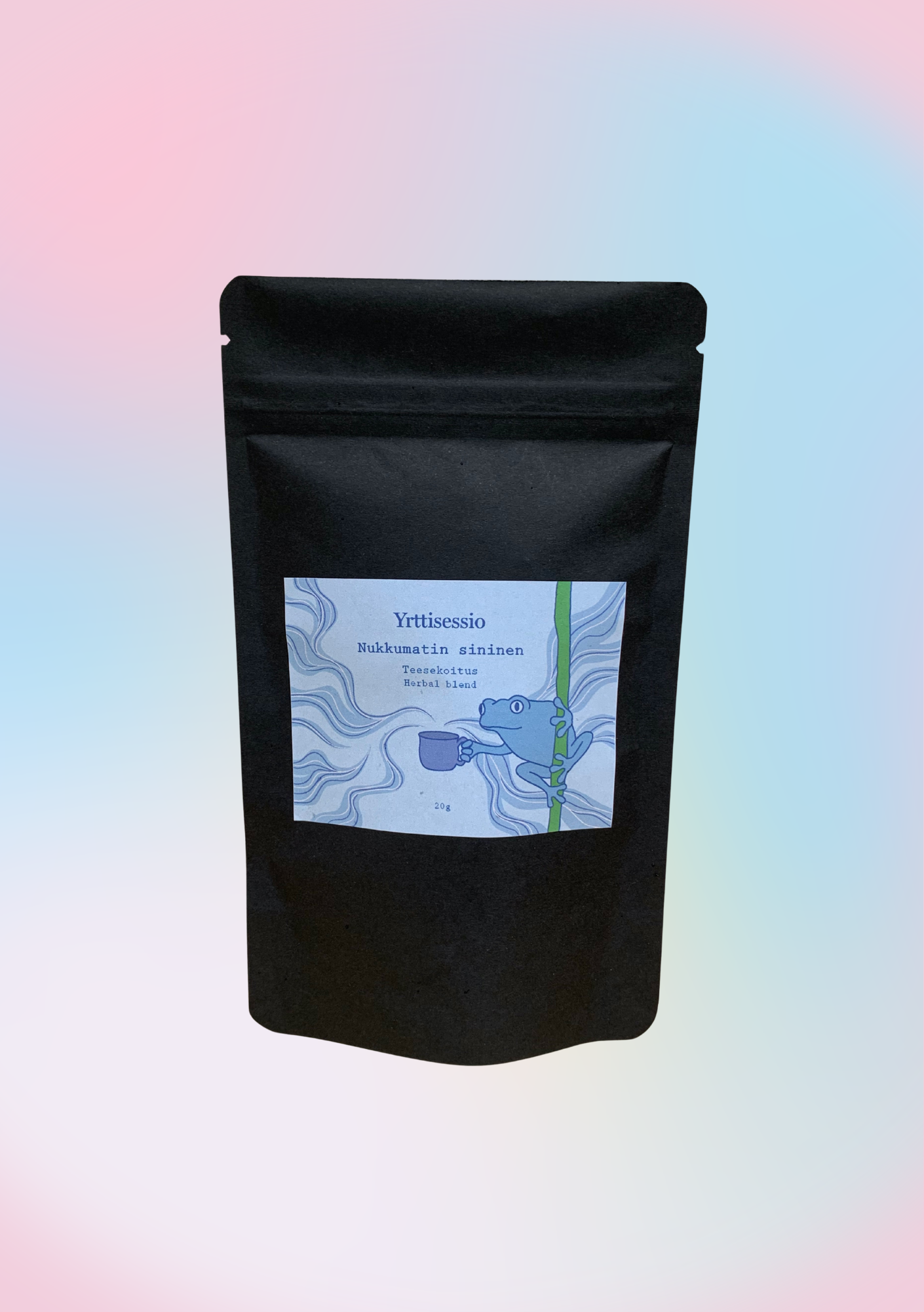 Nukkumatin sininen -yrttitee 20g pussissa